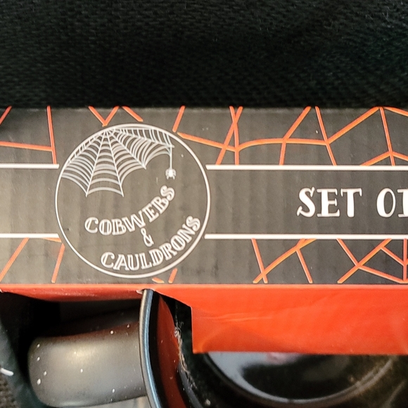 Halloween, Mug, Set 2, Gnomes, Cobwebs, Cauldrons, Coffee ,Tea Cups Cafecito Boo - Picture 4 of 4